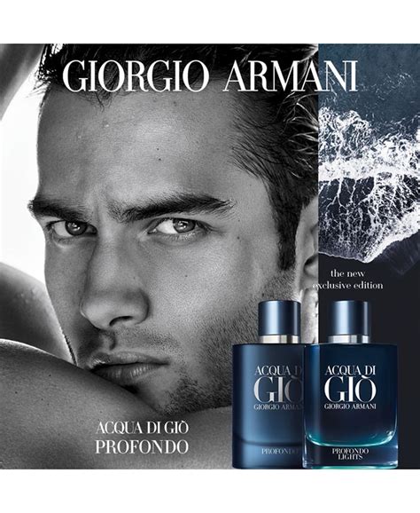 Giorgio Armani Men's Acqua di Giò Profondo Lights Eau de Parfum Spray ...