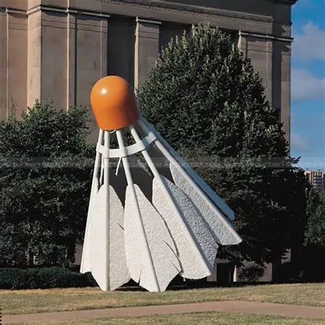 Badminton Birdie Sculpture