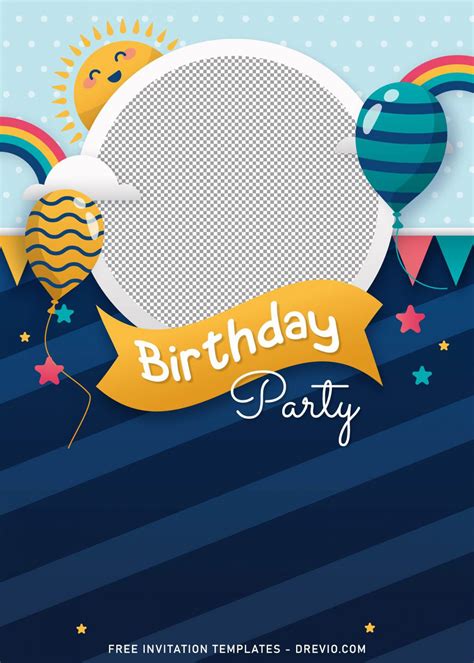 8+ Personalized Kids Birthday Party Invitation Templates For Any Ages | Download Hundreds FREE ...