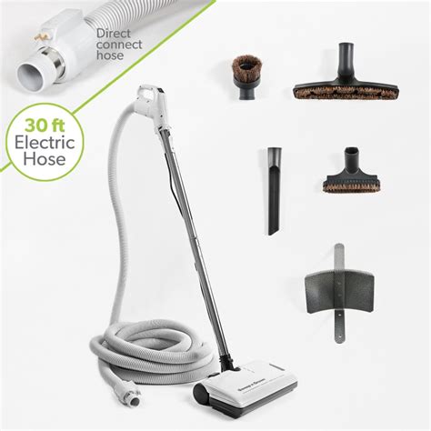 Beam Central Vacuum Deluxe 30 FT Hose and Powerhead Cleaning Attachment Set