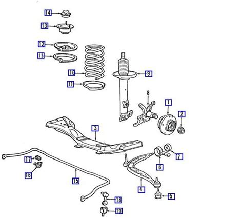 E36 Front Suspension Diagram