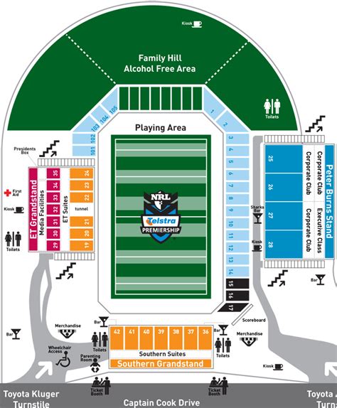 Sharks Stadium Seating Chart - Ponasa