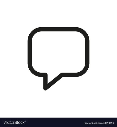 Message chat icon Royalty Free Vector Image - VectorStock