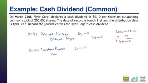 Accounting for Cash Dividends (Common Stock) - YouTube