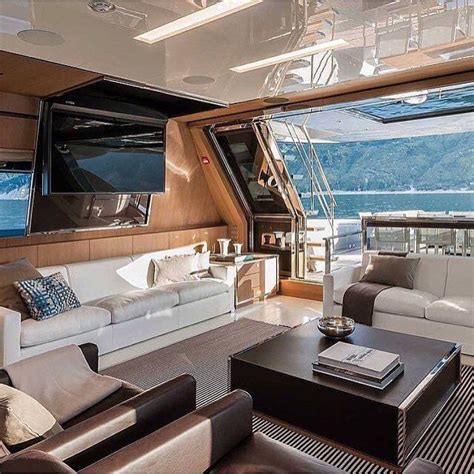 “Stunning Yacht Interior! ⚓️ What do you think about it? All credits go ...