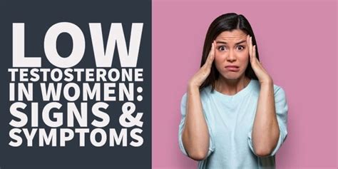 Low Testosterone in Women: Signs, Symptoms & Treatment Guide