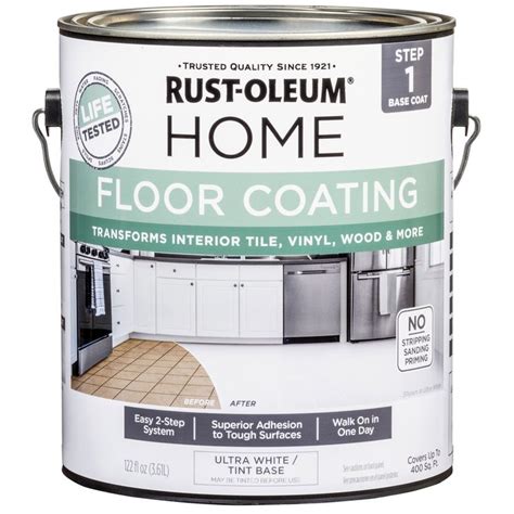 Rust-Oleum Home Ultra White Floor Paint 1 gal - Walmart.com | Painted floors, Painting tile ...