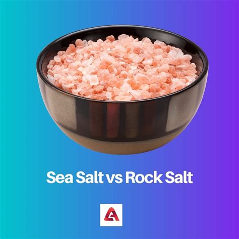 Sea Salt vs Rock Salt: Difference and Comparison