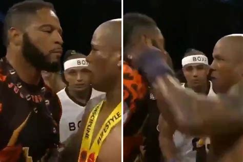 Watch ex-UFC star Hector Lombard PUNCH rival Lorenzo Hunt in the face ...