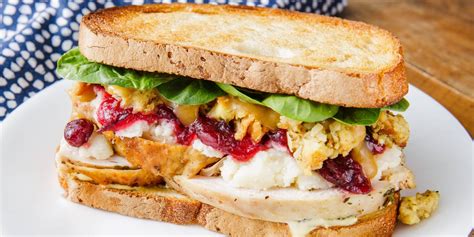 Best Thanksgiving Sandwich Recipe - How to Make Thanksgiving Sandwich