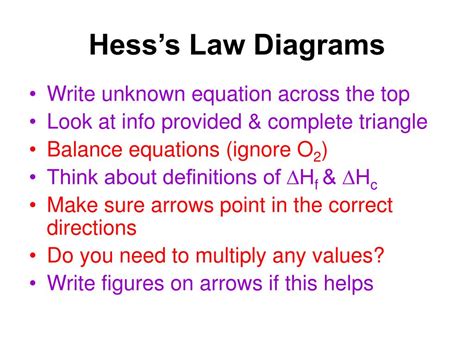 PPT - Hess’s Law PowerPoint Presentation, free download - ID:6193627