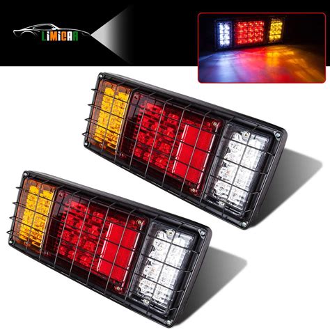 LIMICAR 40 LED Trailer Tail Lights Bar Waterproof Turn Signal Brake Reverse Running Lights with ...