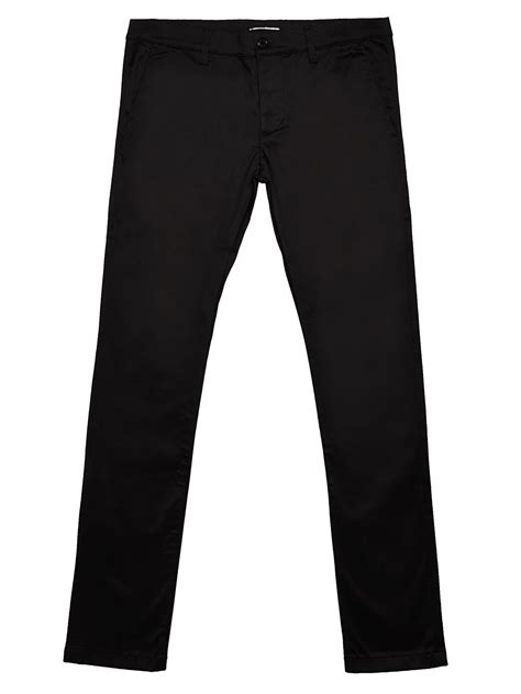 Lyst - Saint Laurent Mens Slim Fit Chino Pants in Black for Men