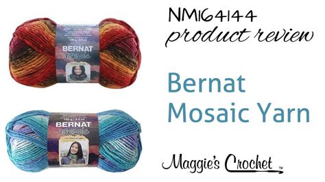 Bernat Mosaic Yarn Product Review NM164144 - YouTube