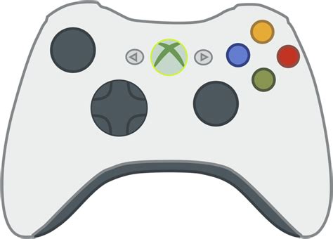 Cartoon Xbox Controller Transparent Clipart - Full Size Clipart ...