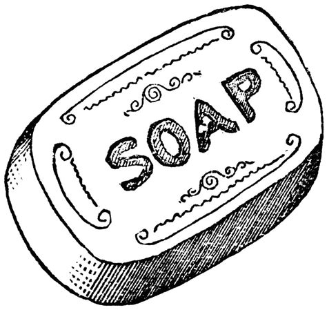 Soap for Hygiene coloring page - Download, Print or Color Online for Free