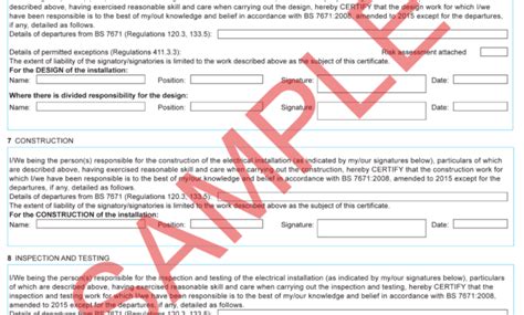 Certificates | Everycert within Electrical Installation Test ...