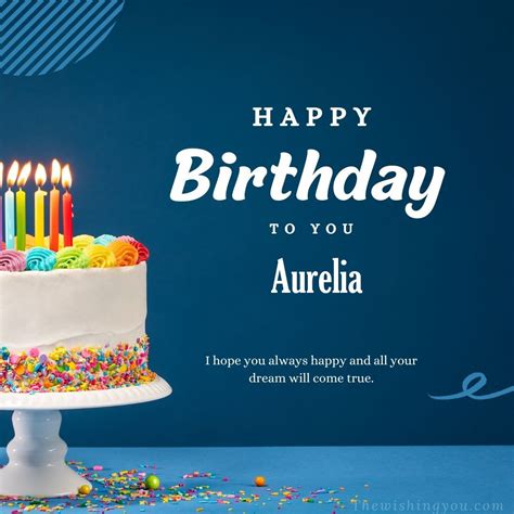 100+ HD Happy Birthday Aurelia Cake Images And Shayari