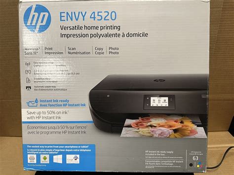 HP Envy 4520 All-In-One InkJet Printer ~ Print Scan Copy Web Photo ...