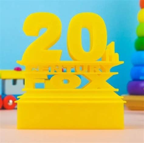 20TH CENTURY FOX Logo 3D Printed Kids Toy Gift Twentieth Disney Dreamworks £28.32 - PicClick UK