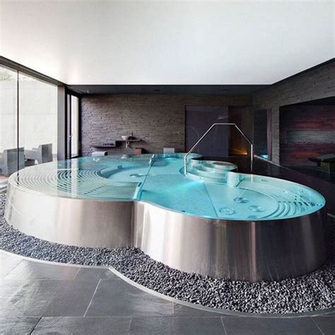 35 Incredible Small Indoor Pool Design Ideas For Cozy Summer At Your Home nel 2020 | Case di ...