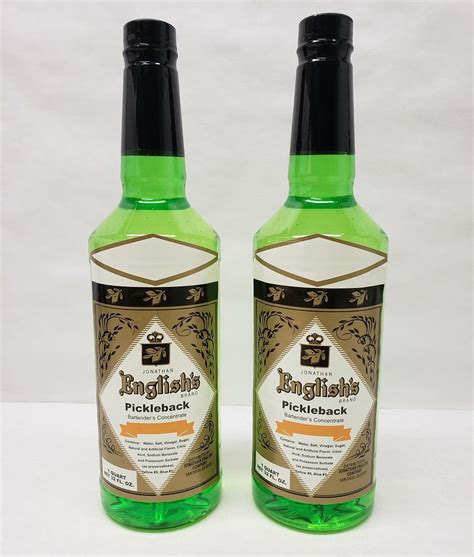 (2x) 32 oz. PICKLEBACK JUICE Bar Mixer Drink Shot Irish Whiskey Chaser | eBay