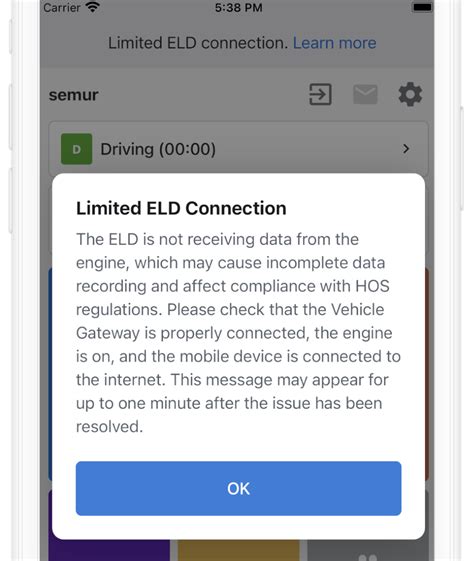 Limited ELD Connection – Samsara Support