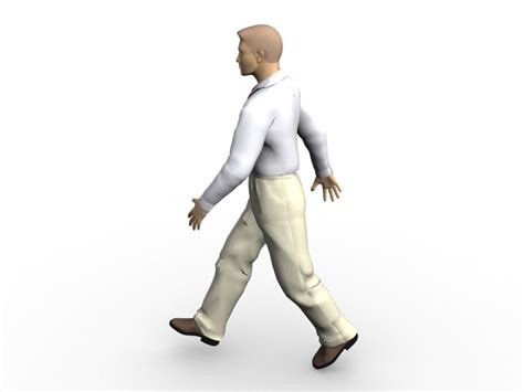 Business man walking 3d model 3ds Max files free download - CadNav