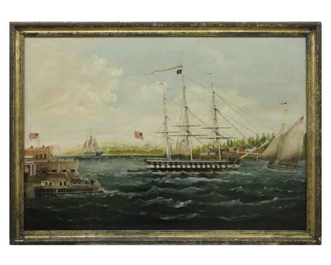 USS Constitution Painting – All Artifacts – Franklin D. Roosevelt ...