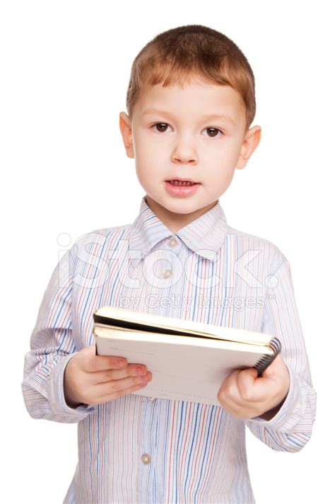 The Boy With A Writing-Book Stock Photo | Royalty-Free | FreeImages