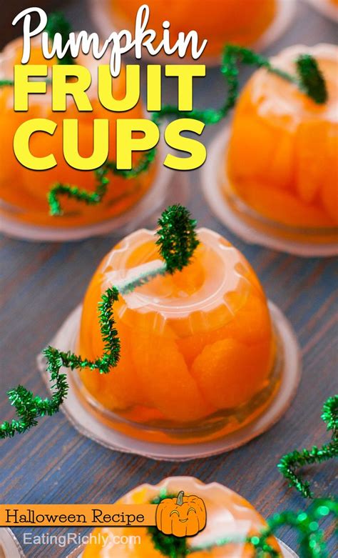 HALLOWEEN FRUIT CUPS YOUR PRESCHOOLER CAN MAKE in 2020 | Healthy ...