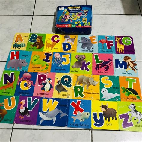 Alphabet Puzzle for kids, Hobbies & Toys, Toys & Games on Carousell