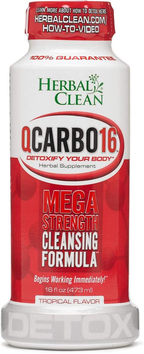 Herbal Clean QCarbo16 Tropical, 16 Fluid Ounce Mega Strength Cleansing Formula : Amazon.ca ...