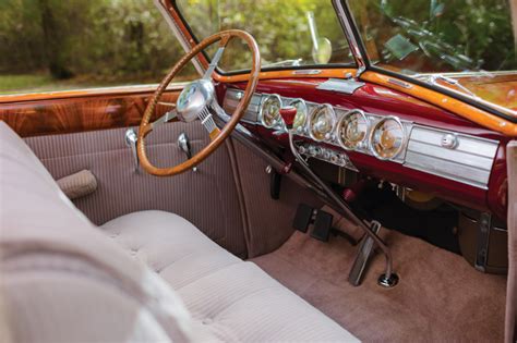 Interior 1938 Packard Twelve Collapsible Touring Cabriolet by Brunn (1608) | Packard, Cabriolets ...