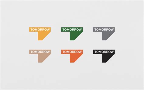 TOMORROW on Behance | Logo design, Visual identity design, Dynamic logo