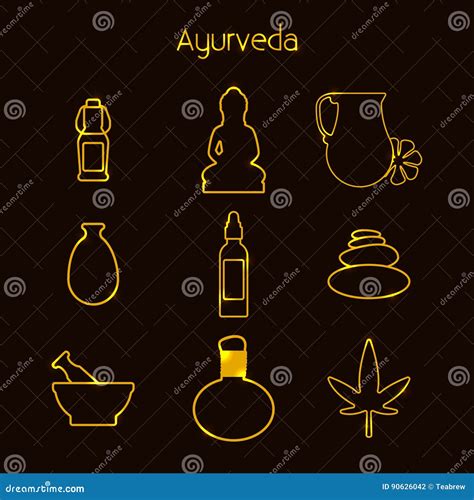 Ayurveda Vector Illustration Stock Vector - Illustration of banner, alternative: 90626042