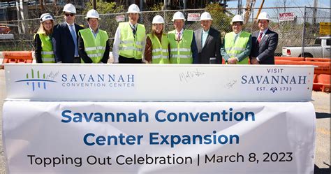 Savannah Convention Center Celebrates Construction Milestone - Savannah ...