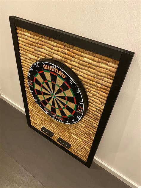 Cork Dart Board Wall Protection / Catchring with Dartboard | Etsy