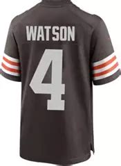 Nike Men's Cleveland Browns Deshaun Watson #4 Brown Game Jersey | Dick ...