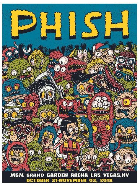 'Phish at Las Vegas' AP print by Hex Aunzo for Posters And Toys | Phish, Album cover art, Phish ...