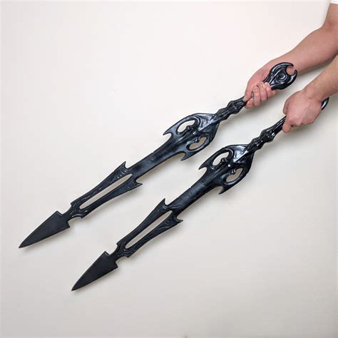 3D Printed Hela's swords from Thor: Ragnarok by FjoriMakes on DeviantArt