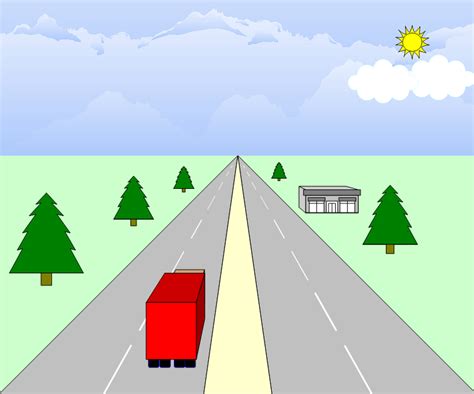 Road Perspective Drawing at GetDrawings | Free download