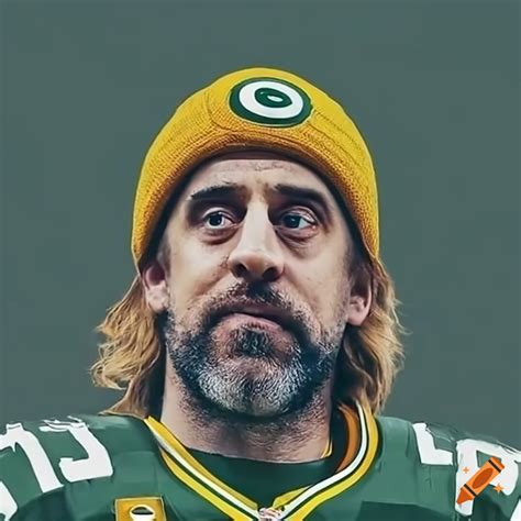 Aaron rodgers bonding with a donkey over a taco on Craiyon