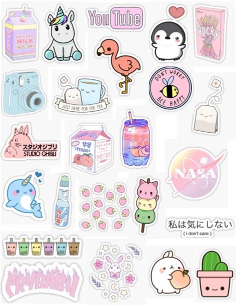 glitter pink stickers in 2020 stickers packs cute - pink peachy ...