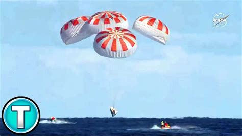 SpaceX Crew Dragon Capsule Landing