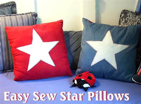 Easy DIY Patriotic Star Pillows - Pretty Handy Girl