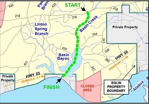 Canoe and Kayak Trails - Eglin Air Force Base - iSportsman