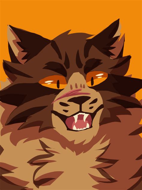 tigerstar by paintedpaw-cat.deviantart.com on @DeviantArt | Warrior cats art, Warrior cats ...