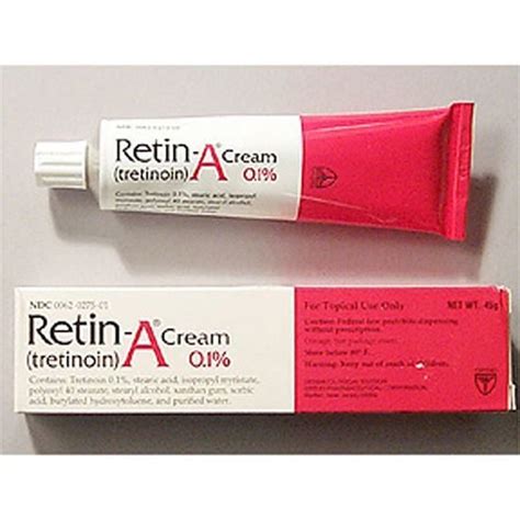 Retin-A®, (Tretinoin), 0.10%, Cream, 45gm Tube | McGuff Medical Products