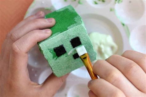 Minecraft Squishies - Make a Minecraft Slime Block Squishy Stress Ball